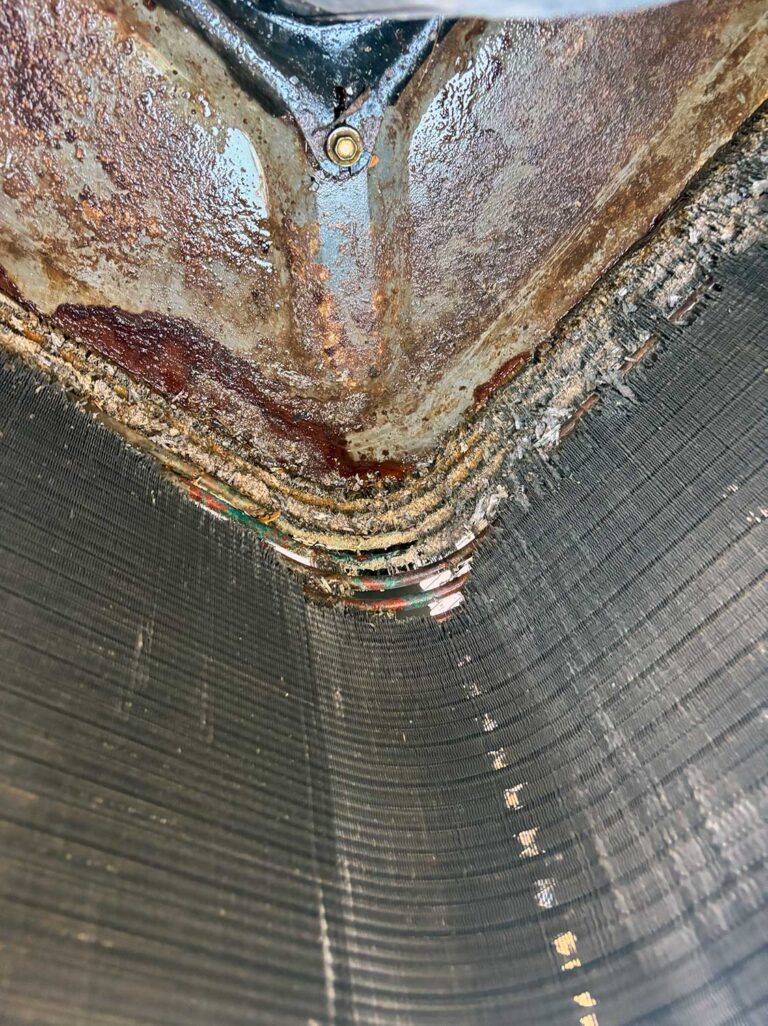 Water damage heat exchanger